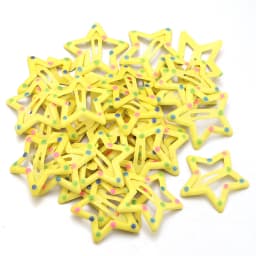 30pcs/lot Colorful Star Y2K BB Hair Clips Women Girls Cute Metal Snap Hairpin Side Barrettes For DIY Charm Headwear Accessories