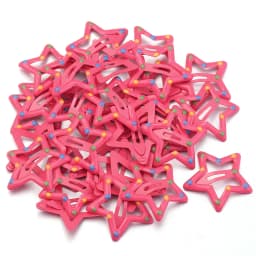 30pcs/lot Colorful Star Y2K BB Hair Clips Women Girls Cute Metal Snap Hairpin Side Barrettes For DIY Charm Headwear Accessories