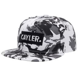 New Trendy CAYLER Leaf Rose Flat Edge Hat Men's Street Hip Hop Hat Women's Outdoor Cycling Sunshade Hat Adjustable Baseball Hat