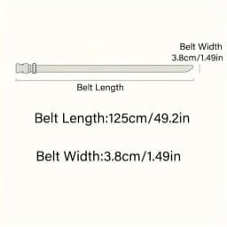 Men's Tactical Belt Canvas Woven Breathable Belt Durable Outdoor Belt, Casual Comfortable Jeans Belt for Male
