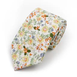 New Men's 7.5cm Tie Cotton Beautiful Elegant Pink Green Flower Leaves Necktie Wedding Party Daily Suit Shirt Accessory Gift