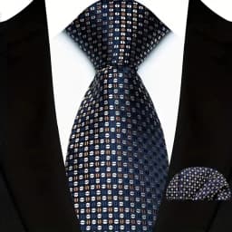New Design Green Brown Red Necktie Set Polyester Pocket Square Tie Set Classic Polka Dot Tie For Men Daily Wear Shirt Accessor