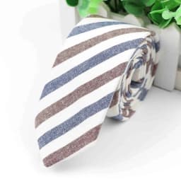 Daily Design Pure Cotton Men's 6cm Striped Checkered Pattern Tie Perfect Necktie Wedding Party Office Business Accessories Gifts