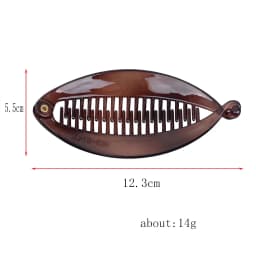 Fish Shape Hair Claw Clips Ponytail Holder Hair Jewelry Twist Banana Barrettes Hairpins Hair Accessories For Women Clamp