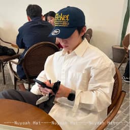 New Unisex American College Style Letter Embroidery Baseball Hats Sunshade Color Block Versatile Street Peaked Caps Fashion Ins