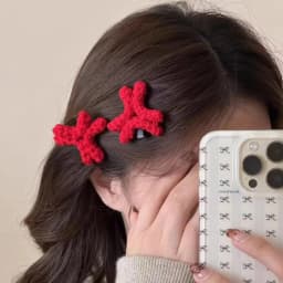 1pc/2pcs/4pcs New Angry Hair Clip Novelty Duckbill Clip Crochet Yarn Headband Side Clip