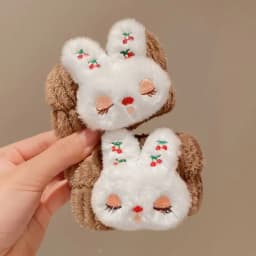 2PCS/set Cartoon Wash Face Hair Bands Cuff Waterproof Bands for Washing Face Spa Washband Microfiber Wristbands Wrist Sweatband
