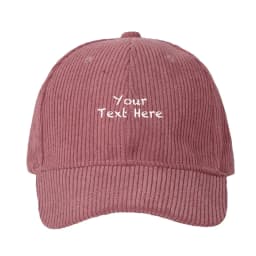 Corduroy Baseball Cap Men Women Customizable Style Fashion Streetwear Adjustable Dad Cap Sun Hat for Personalization Outdoor Cap