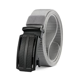 New Golf Sports Elastic Belt Tactical Belt Metal Automatic Buckle Tough Stretch Nylon Men Military Belt