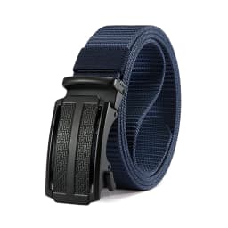 New Golf Sports Elastic Belt Tactical Belt Metal Automatic Buckle Tough Stretch Nylon Men Military Belt