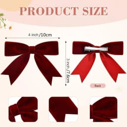 2026 Cute Velvet Bow Christmas Hairpins Children Girls Kid Hair Clips Barrettes Accessories Hairclip Headwear Headdress Ornament