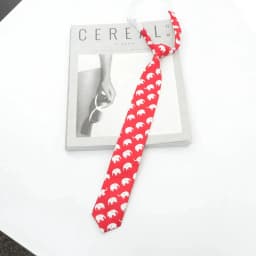 Cute Cotton Kids Necktie Casual Dog Duck Chicken Bear Pattern Children Pre Tied Neckties Skinny Ties Small Designer Cravat Tie