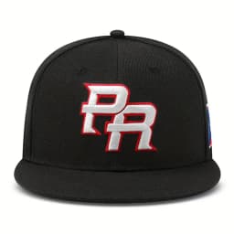 2025 Fashion and Creative New Flat Edge Hat PR Puerto Rico Side Flag Hip Hop Hat Outdoor Leisure Daily Sunshade Hat Baseball Hat