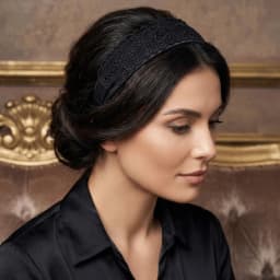 Fashion Vintage Lace Hair Hoop Anti Slip Hollow Lace Hairband Head Wrap Hair Accessories Elegant Women's Wide Headband Daily Use