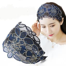 Fashion Vintage Lace Hair Hoop Anti Slip Hollow Lace Hairband Head Wrap Hair Accessories Elegant Women's Wide Headband Daily Use
