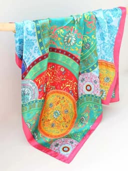 90*90cm Silk Satin Hijabs for Women Luxury Square HeadScarf Satin Bandana Cheveux Soft Neckerchief Hijab Hair Scarves 2026