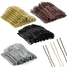 50PCS/Bag 6cm/7cm U Shaped Alloy Hairpins Waved Hair Clips Simple Metal Bobby Pins Barrettes Bridal Hairstyle Tools Hair Pins