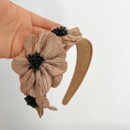 1 Threedimensional Floral Headband Suitable All Seasons,elegantandVersatileexquisite Texture,firmGrip,suitable VariousHairstyles