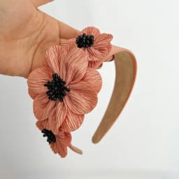 1 Threedimensional Floral Headband Suitable All Seasons,elegantandVersatileexquisite Texture,firmGrip,suitable VariousHairstyles