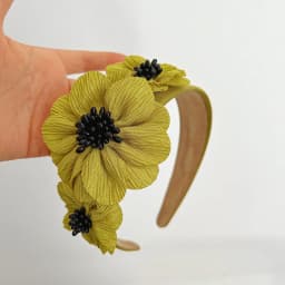 1 Threedimensional Floral Headband Suitable All Seasons,elegantandVersatileexquisite Texture,firmGrip,suitable VariousHairstyles