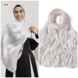 Elegant Muslim Hijab Women Bohemian Soft Satin Islam Ramadan Hijabs Foulard Femme Shawl Wrap Scarf Headscarf Bufanda Headband