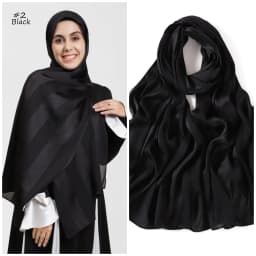 Elegant Muslim Hijab Women Bohemian Soft Satin Islam Ramadan Hijabs Foulard Femme Shawl Wrap Scarf Headscarf Bufanda Headband