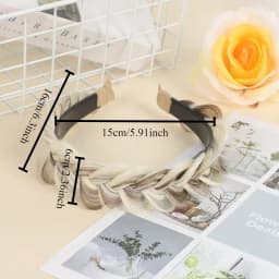 1PC Fishbone Braid Wig Headband High-end Light Luxury Braid Hair Decoration Special Daily Accessories All-season
