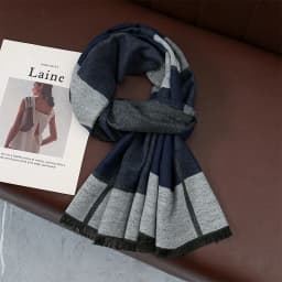 Luxury Winter Man Scarf Plaid Shawl Warm Autumn Cashmere Handkerchief Soft Outdoor Muffler Bufanda Solid Man Scarf 2025