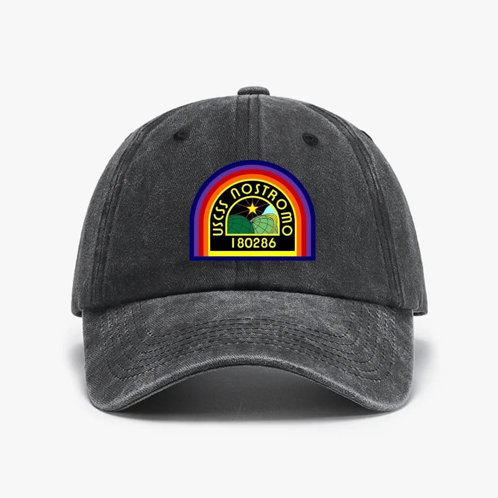 Fashion USCSS Nostromo hat Alien USS Sulaco Colonial Marines Aliens Off World Baseball Cap Breathable Distressed Washed hats