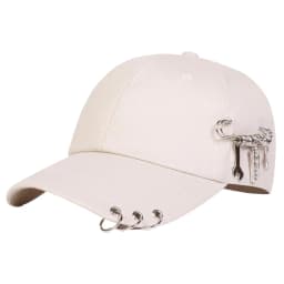 Unisex Personalized Iron Ring Baseball Caps Outdoor Adjustable Spring and Autumn Casual Sunscreen Hat
