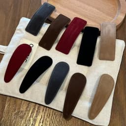 5PC Fashion Classic Style Velvet Solid BB Hair Side Clips Vintage Hairpin for Girls Women Korean Hair Accessories