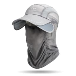 Summer Retractable Eaves Detachable Neck Protection Veil Baseball Cap for Men and Women Outdoor Sun Protection Quick Drying Hat