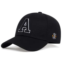 Unisex A Letter Side Ar Embroidery Baseball Caps Spring and Autumn Outdoor Adjustable Casual Hats Sunscreen Hat Sports Golf Cap