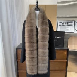 New Winter Imitation Mink Fur Scarfs Women Warm Fluffy Faux Fur Scart Women Luxury Wrap Korea Fashion Versatile Long Scarves