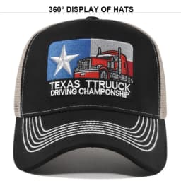 Unisex Baseball Cap Texas Embroidered Trucker Hat Mesh Hat Cap For Men Women Breathable Streetwear Summer Outdoor Trucker Cap