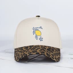 "Limoncello La Dolce Vita" Lemon Print Baseball Cap Adjustable Unisex Italian Summer Sun Hat