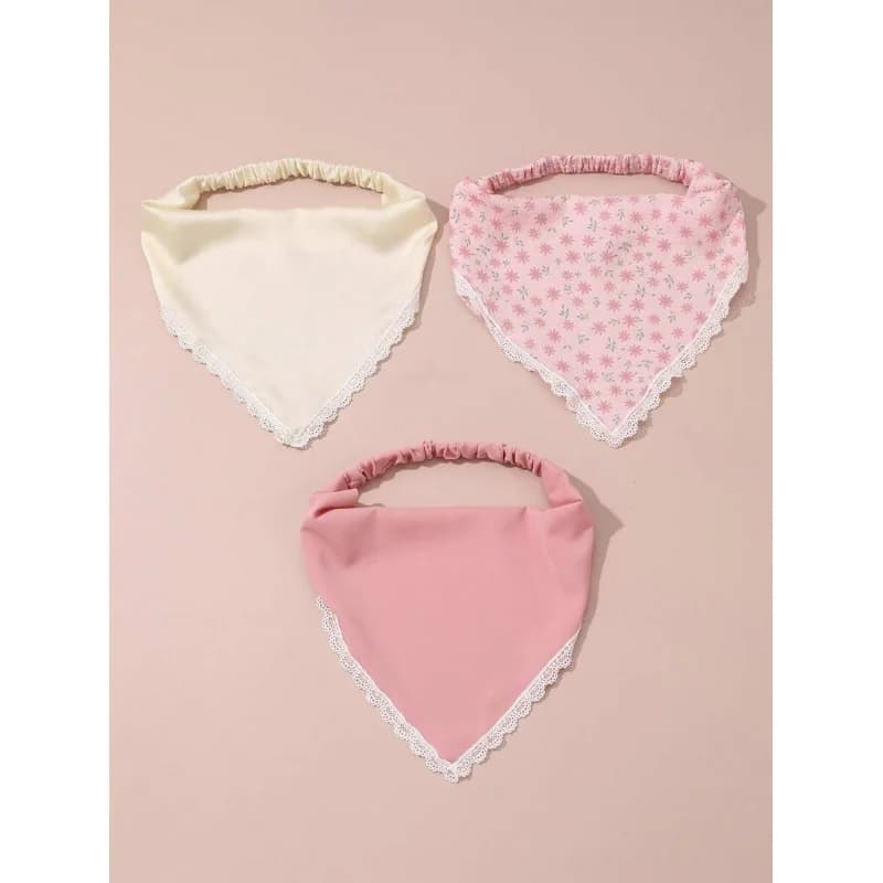 3pcs Fresh Daisy Flower Headbands for Girls – Cute Fabric Hairbands, Perfect for Daily Casual Style.