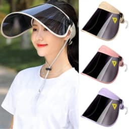 Outdoors Sport Foldable Portable Sun Hat Face Cover Large Wide Brim Shield Sunshade Cap Anti-UV Visor Foldable Beach Cap