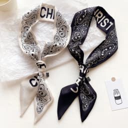 Paisley Pattern Long Skinny Scarf Stylish Ribbon Multi Purpose Scarf Neck Scarf for Hair Decor Bag Strap Daily Fashion Accessory