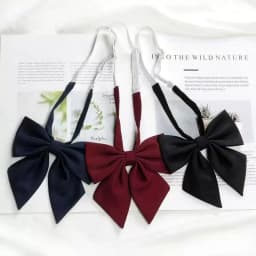 Women's Bowtie Bow Bowknot Adjustable Pre-tied Bow Tie Necktie for Lolita JK Cosplay Costume Accessory