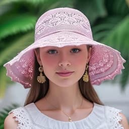 Women's Breathable Foldable Sun Visor Hats Large Lace Brim Uv Protections Summer Bow Beach Hat For Outdoor Sports Hiking