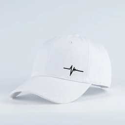 Heartbeat ECG Lifeline Print Baseball Cap Men Women Adjustable Dad Hat Minimalist Casual Sport Sun Hat