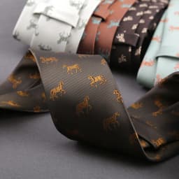 Novelty Men's Floral Tie 8CM Horse Printed Neck Ties Fashion Polyester Necktie Wedding Business Party Suit Dress Gravatas Gift