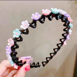 Cute Hair Hoop for Baby Girls, Non-slip Wave Headband with Teeth, Kids Hair Accessories for Bangs & Broken Hair Styling