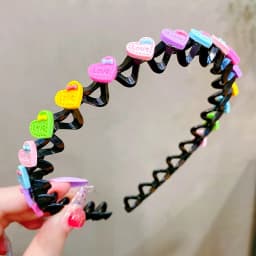 Cute Hair Hoop for Baby Girls, Non-slip Wave Headband with Teeth, Kids Hair Accessories for Bangs & Broken Hair Styling