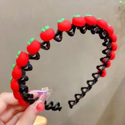 Cute Hair Hoop for Baby Girls, Non-slip Wave Headband with Teeth, Kids Hair Accessories for Bangs & Broken Hair Styling