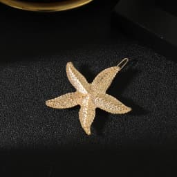 AWAYTR 1Pc Shell Starfish Hair Clips Ocean Hairpins Girls Summer Beach Bang Clip Princess Barrette Hair Accessories