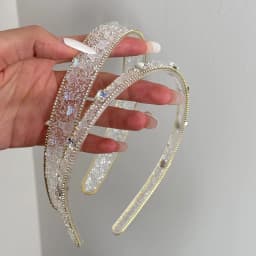 Hair Bands for Women Girl Korean Accessories Headband Luxury Designer Fascinators Elegant Butterfly Rhinestone Vintage Popular