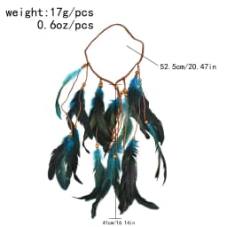 Retro Ethnic Style Headband Bohemian Linen Fringe Feather Headband For Women Elegant Hair Accessories Girls Photography Props