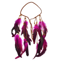 Retro Ethnic Style Headband Bohemian Linen Fringe Feather Headband For Women Elegant Hair Accessories Girls Photography Props